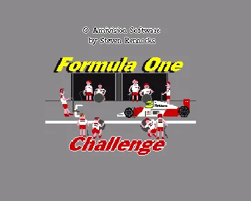 Formula One Challenge screen shot title